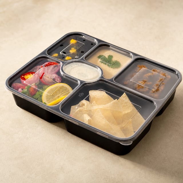Saffron Lunch Box - Vegetarian.