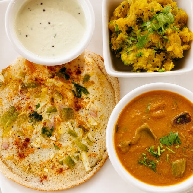 Mix Veg Uttapam.