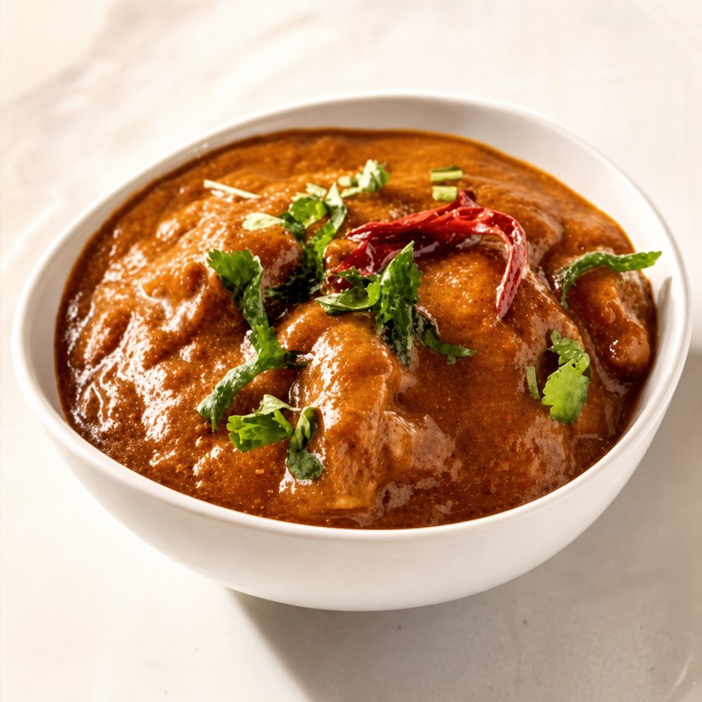 Shrimp Vindaloo.