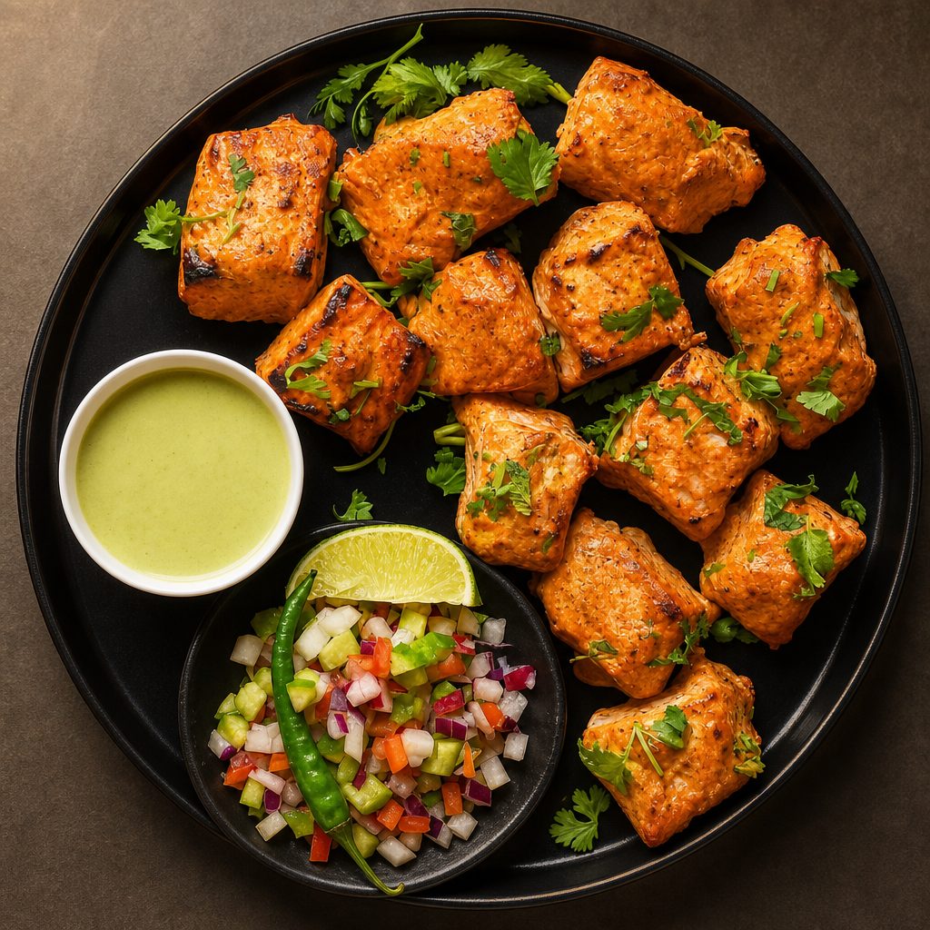Salmon Tikka.