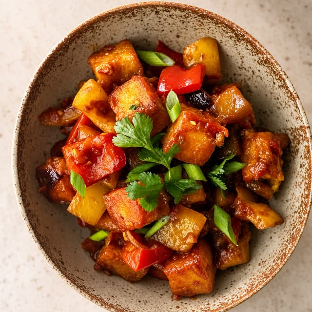 Chilli Panner or Chicken.
